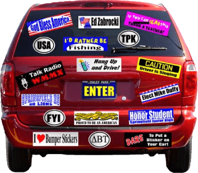 Image result for Bumper Stickers