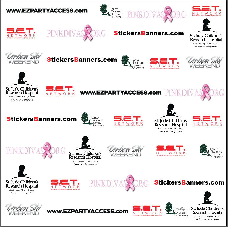 StickersBanners sponsored St. Jude.